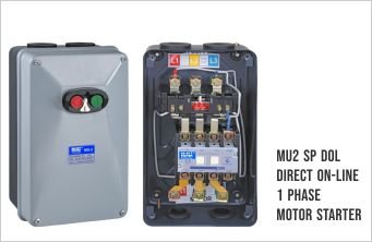 MU2 SP DOL DIRECT ONLINE 1 PHASE MOTOR STARTER