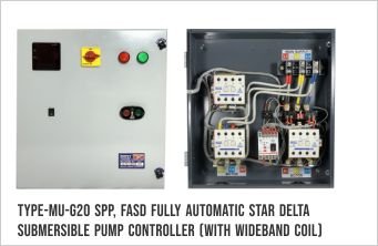 MU-G20 spp, FASD FULLY AUTOMATIC STAR DELTA SUBMERSIBLE PUMP CONTROLLER (WITH WIDEBAND COIL)