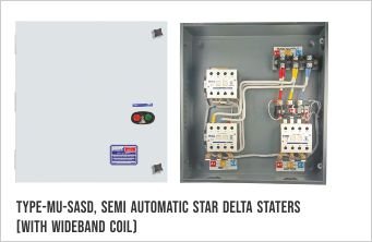 TYPE-MU-SASD, SEMI AUTOMATIC STAR DELTA STATERS(WITH WIDEBAND COIL)