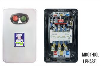 MK-01 DOL 1 PHASE MOTOR STARTER