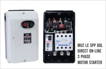 MU2 LE SPP DOL DIRECT ONLINE 3 PHASE MOTOR STARTER