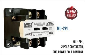 MCH -MU2PL 2 POLE CONTACTOR
